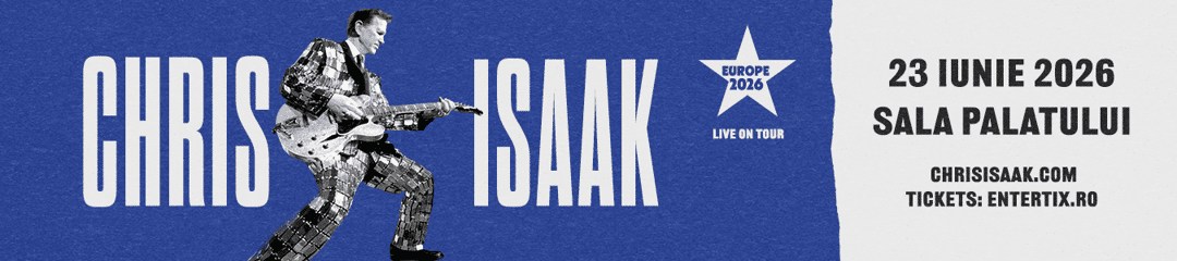 Chris Isaak, la Sala Palatului, București