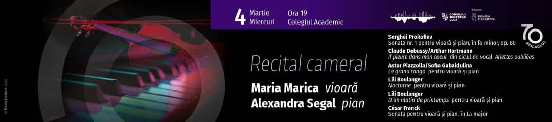 Concert Cameral – Maria Marica și Alexandra Segal