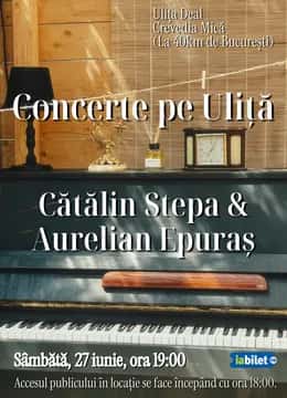 Concert pe Uliță, cu Cătălin Stepa și Aurelian Epuraș, la Ulițadeal, Crevedia Mică (Giurgiu)