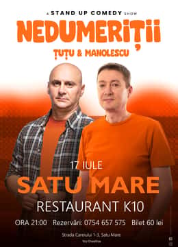 Stand-up Comedy - Dan Tutu și Cristi Manolescu, la Restaurant K10, Satu Mare
