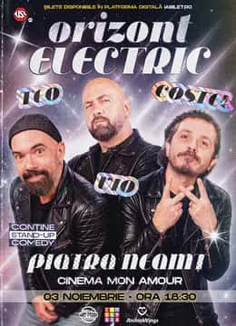 Teo, Vio și Costel - Orizont Electric, la Cinema Mon Amour, Piatra Neamț