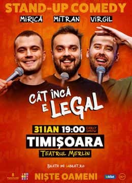 Stand-up Comedy cu Sergiu Mirică, Virgil Ciulin și Dragoș Mitran