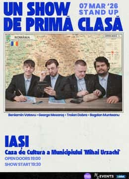 Stand-up Comedy cu Beniamin Vatavu, George Mesaroș și Traian Dobra