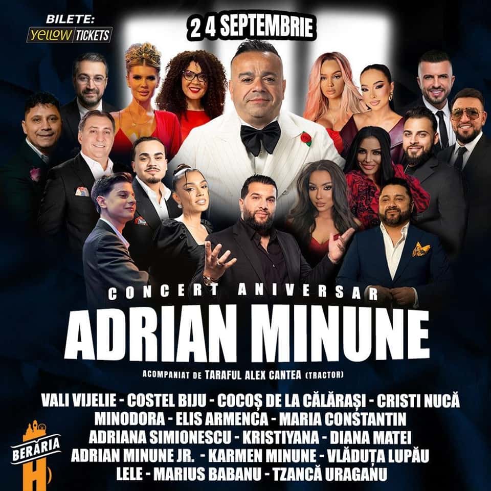 Adrian Minune - Concert Aniversar, la Beraria H, București