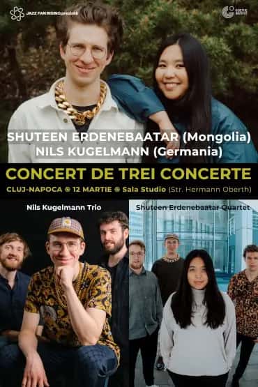 Concert de trei concerte: Nils Kugelmann & Shuteen Erdenebaatar la Jazz Fan Rising Cluj