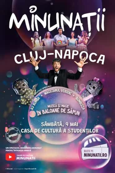 Muzică și Magie în Baloane de Săpun, la Casa de Cultură a Studenților, Cluj-Napoca