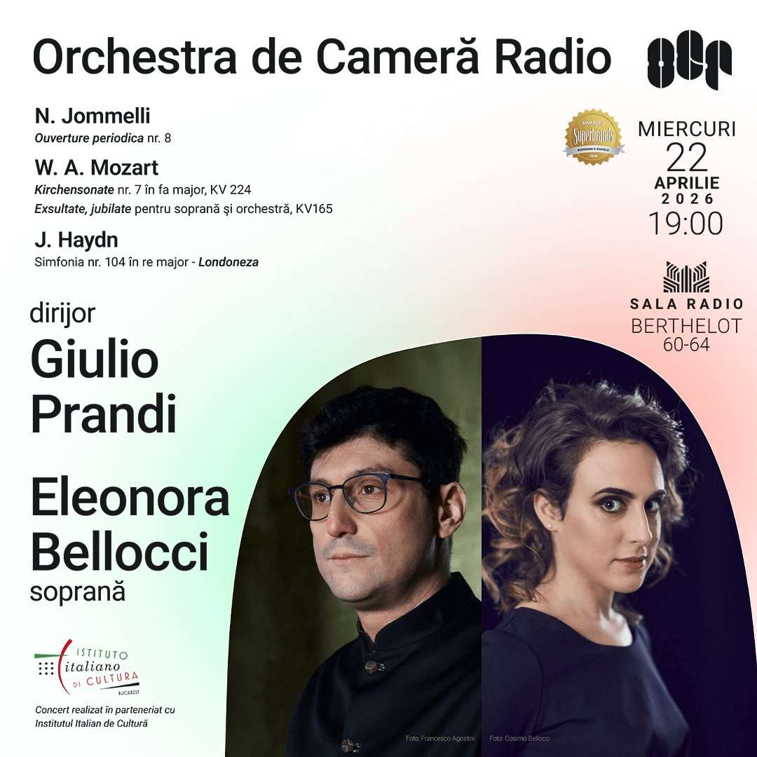 Eleonora Bellocci, Giulio Prandi, Orchestra de Cameră Radio
