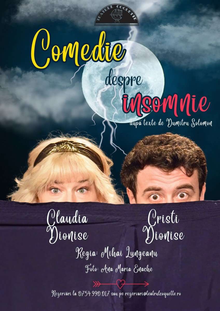 Comedie despre insomnie, la Teatrul Coquette, București