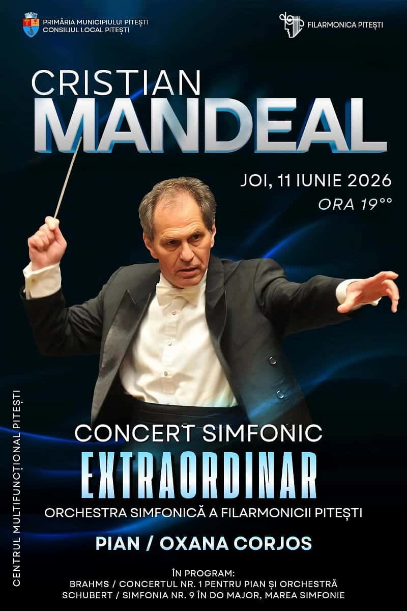 Cristian Mandeal - Filarmonica Pitesti - 11 iun 2026, la Filarmonica Pitesti, Pitești