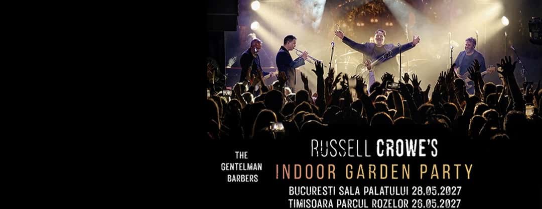 Russell Crowe's Indoor Garden Party, la Parcul Rozelor, Timișoara