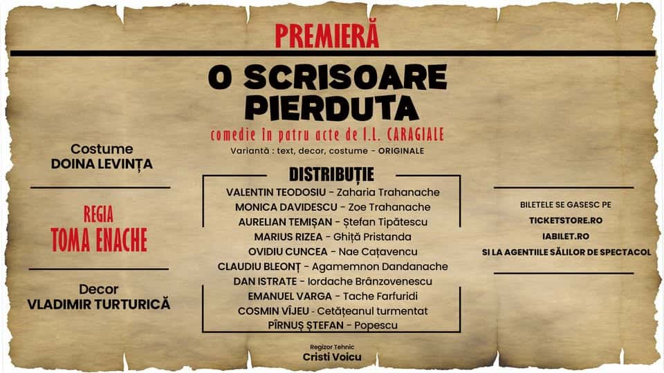O Scrisoare Pierduta