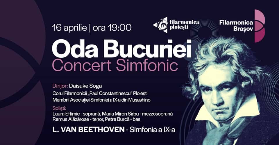 Simfonia a IX-a: Oda Bucuriei - Concert Vocal-Simfonic, la 15 Noiembrie, nr. 50A. , 500097 Brasov, Romania, Brașov