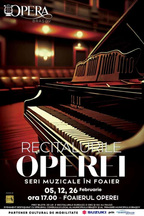 Recitalurile Operei Brașov – Seri muzicale în foaier